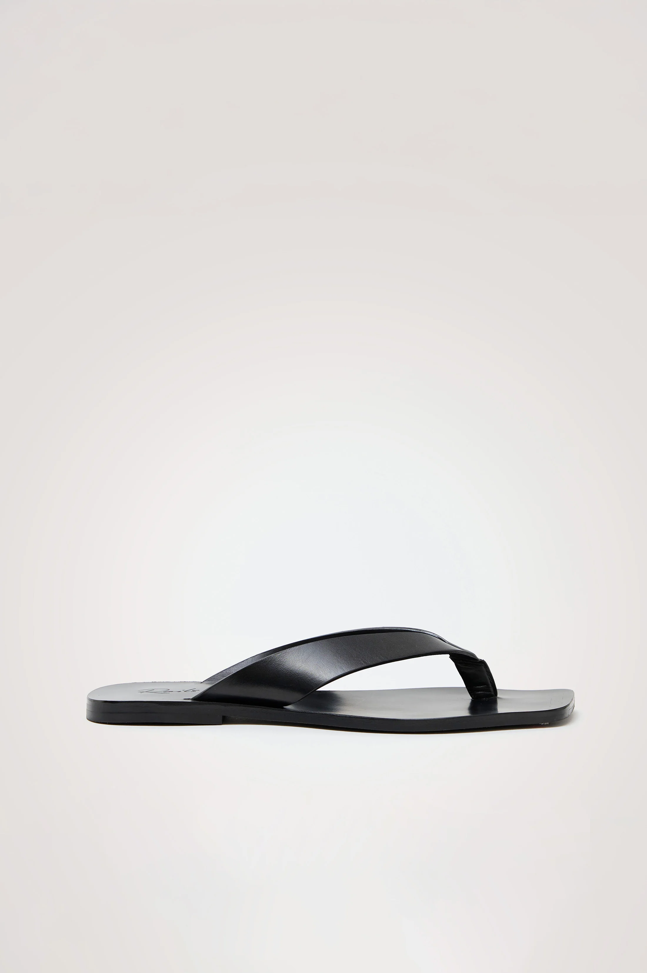 PORTO SANDAL - BLACK LEATHER