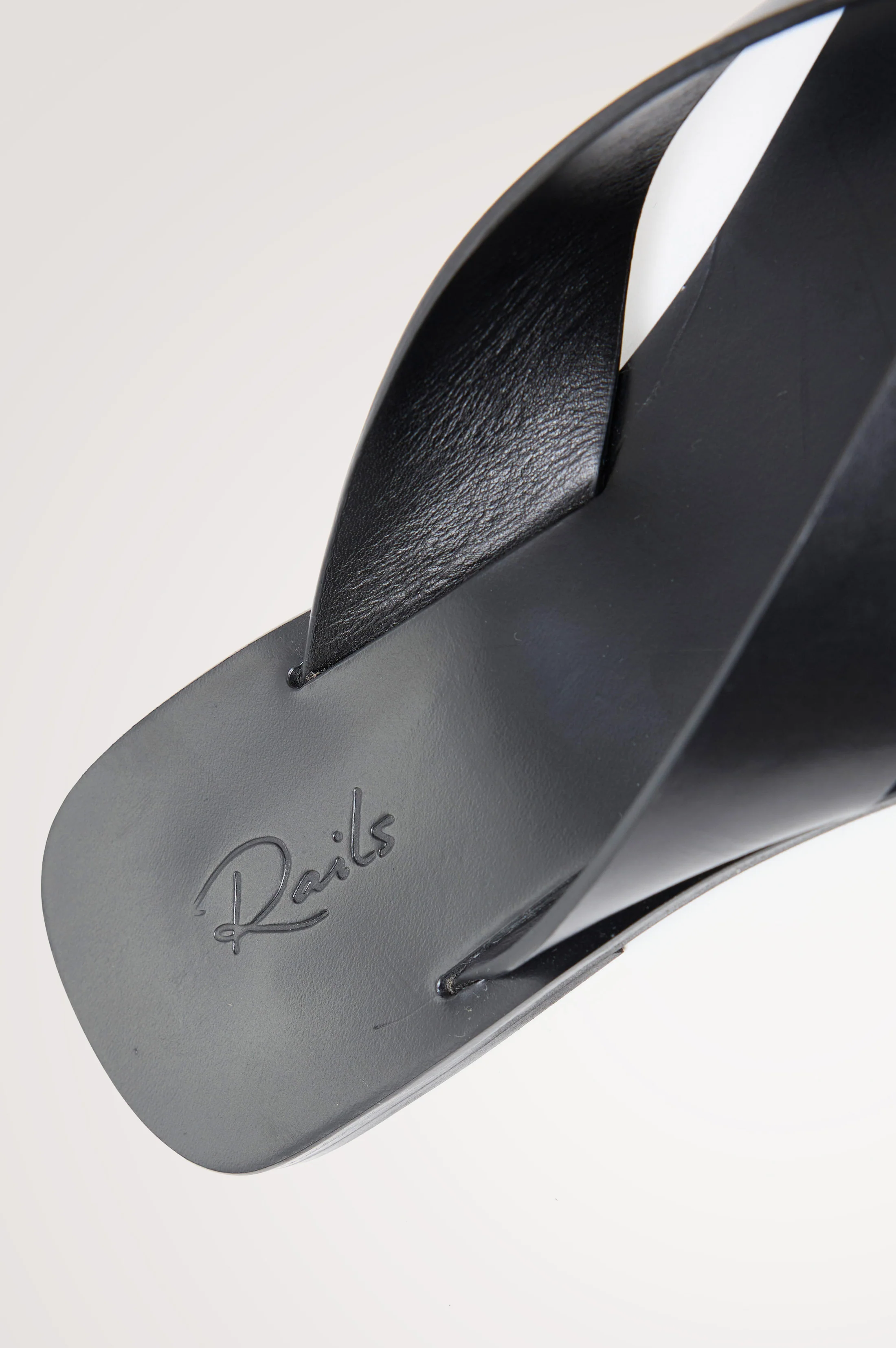 PORTO SANDAL - BLACK LEATHER - Image 2