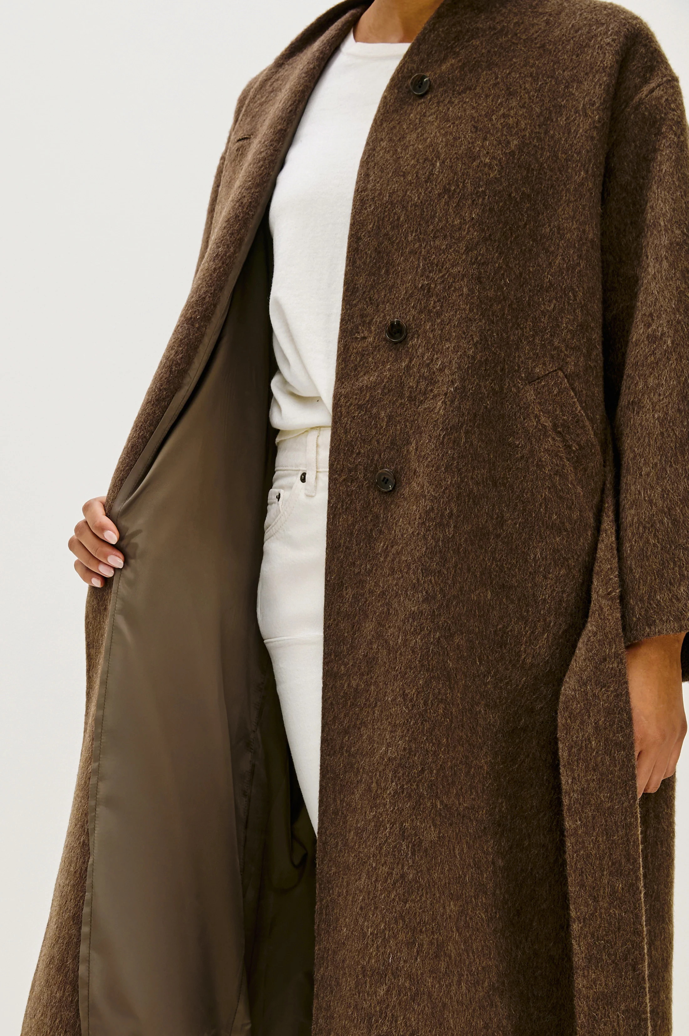 ROLAND COAT - HEATHER UMBER - Image 4