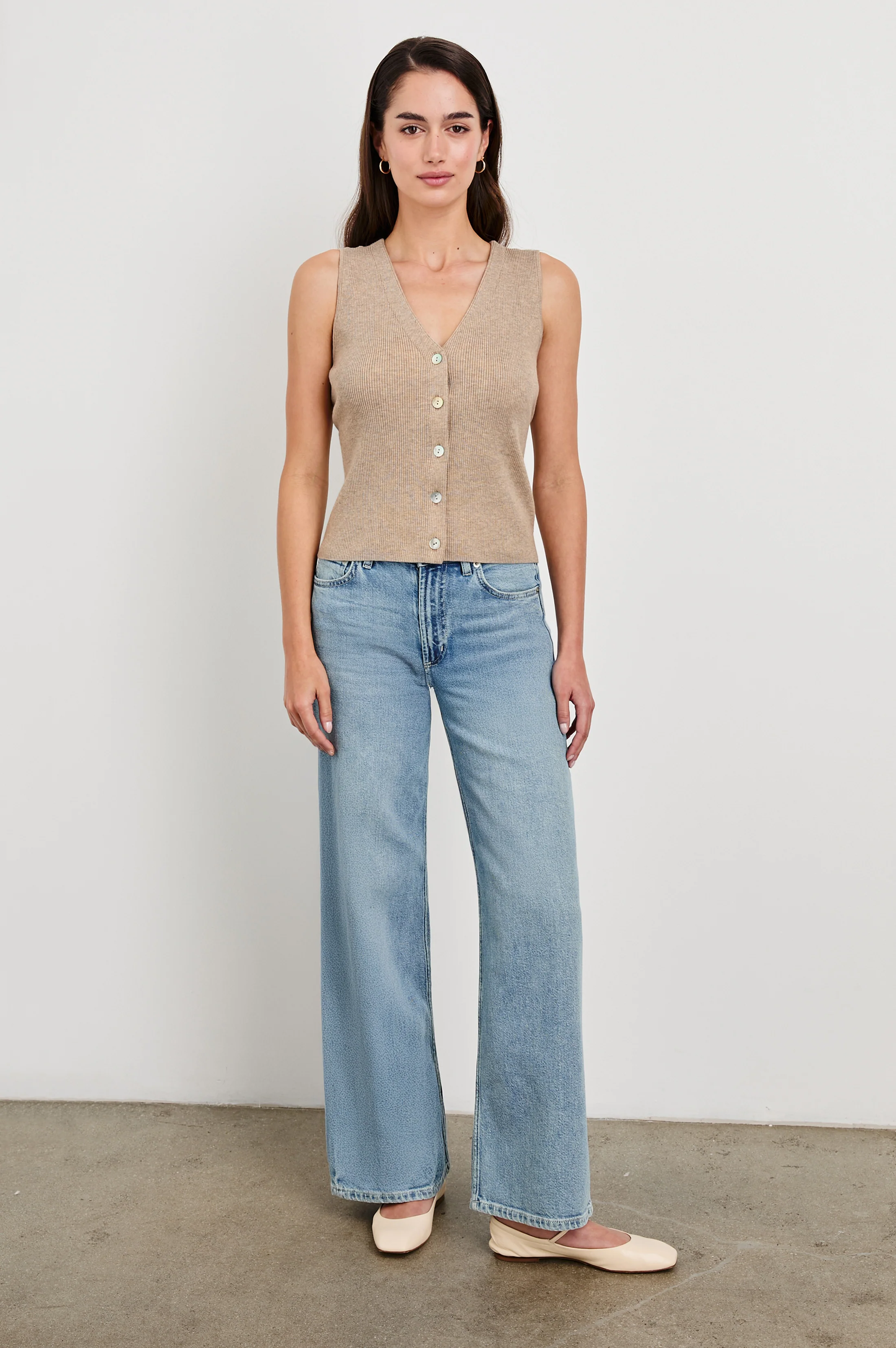 ROSA VEST - OATMEAL - Image 3