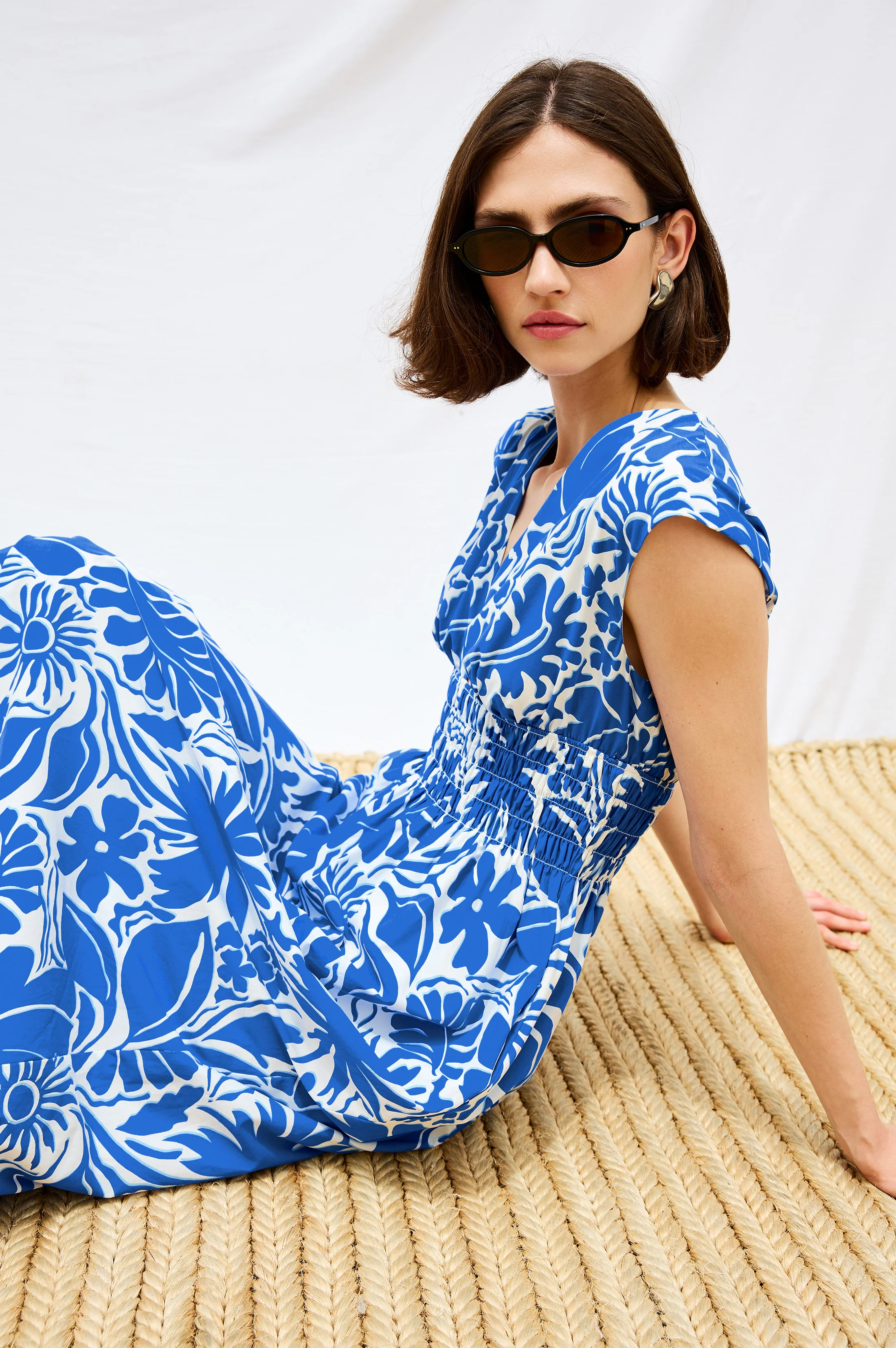 ROXANNE DRESS - BLUE RIVIERA - Image 2
