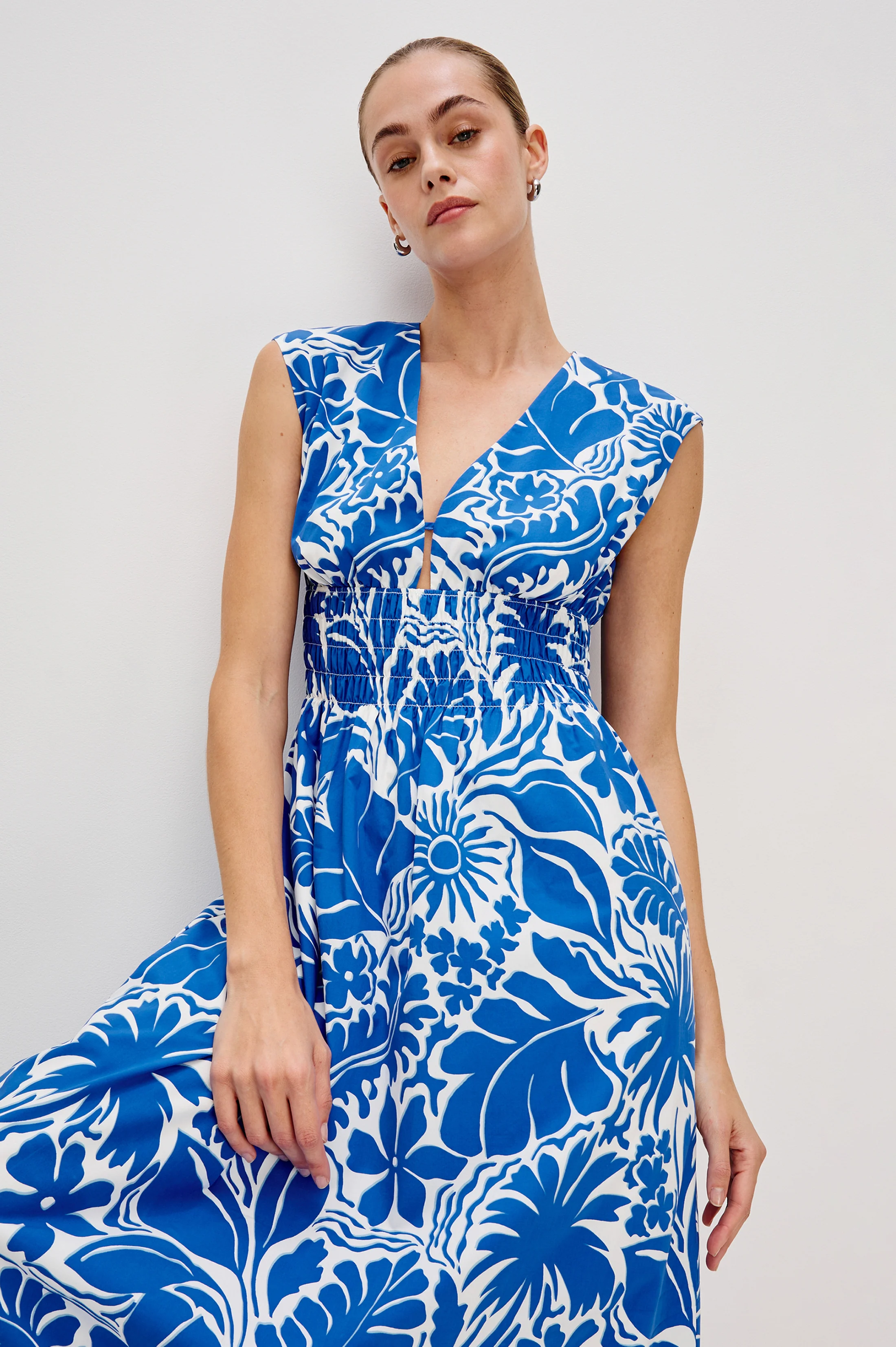 ROXANNE DRESS - BLUE RIVIERA - Image 5