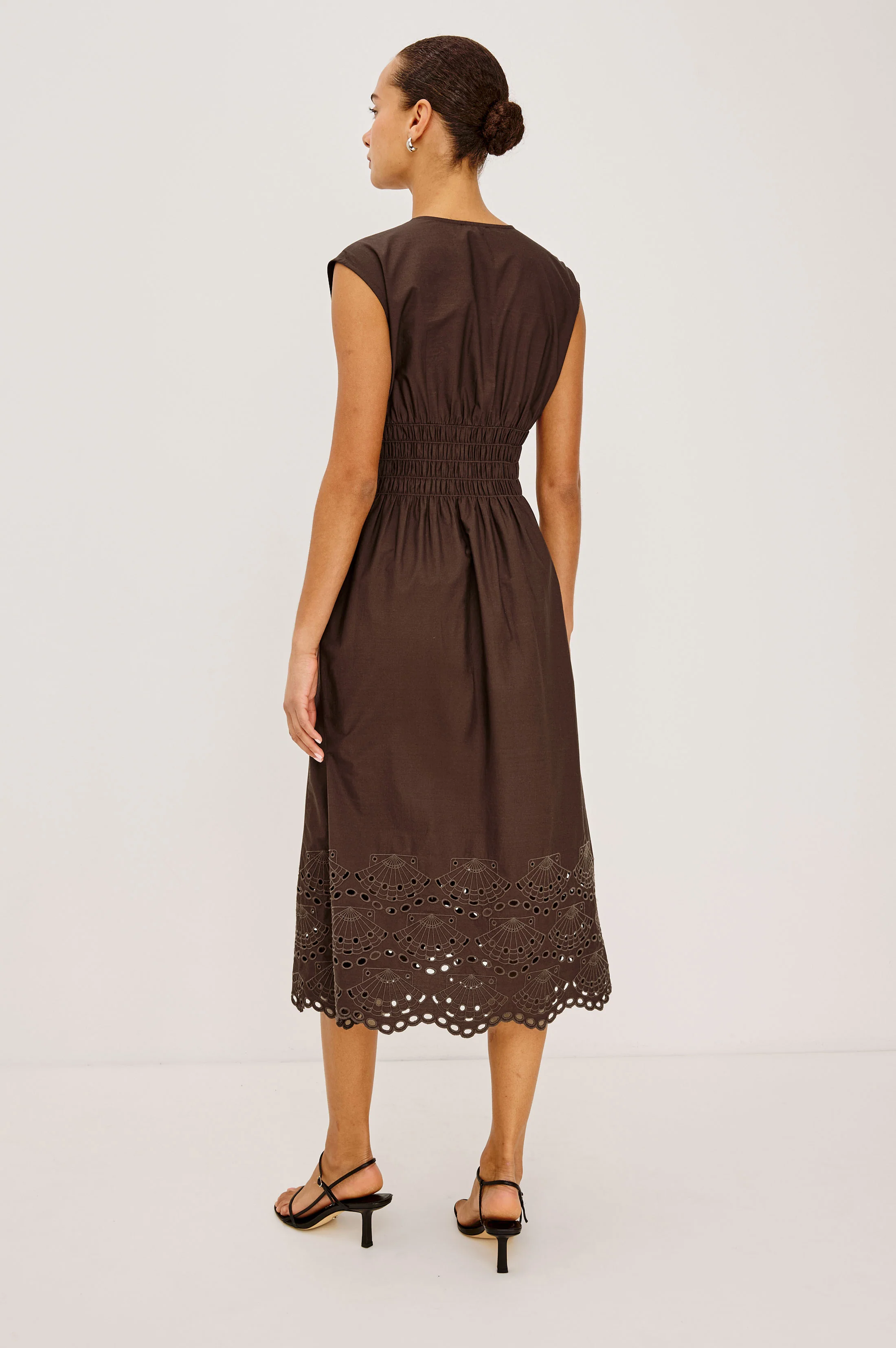 ROXANNE DRESS - ESPRESSO - Image 4