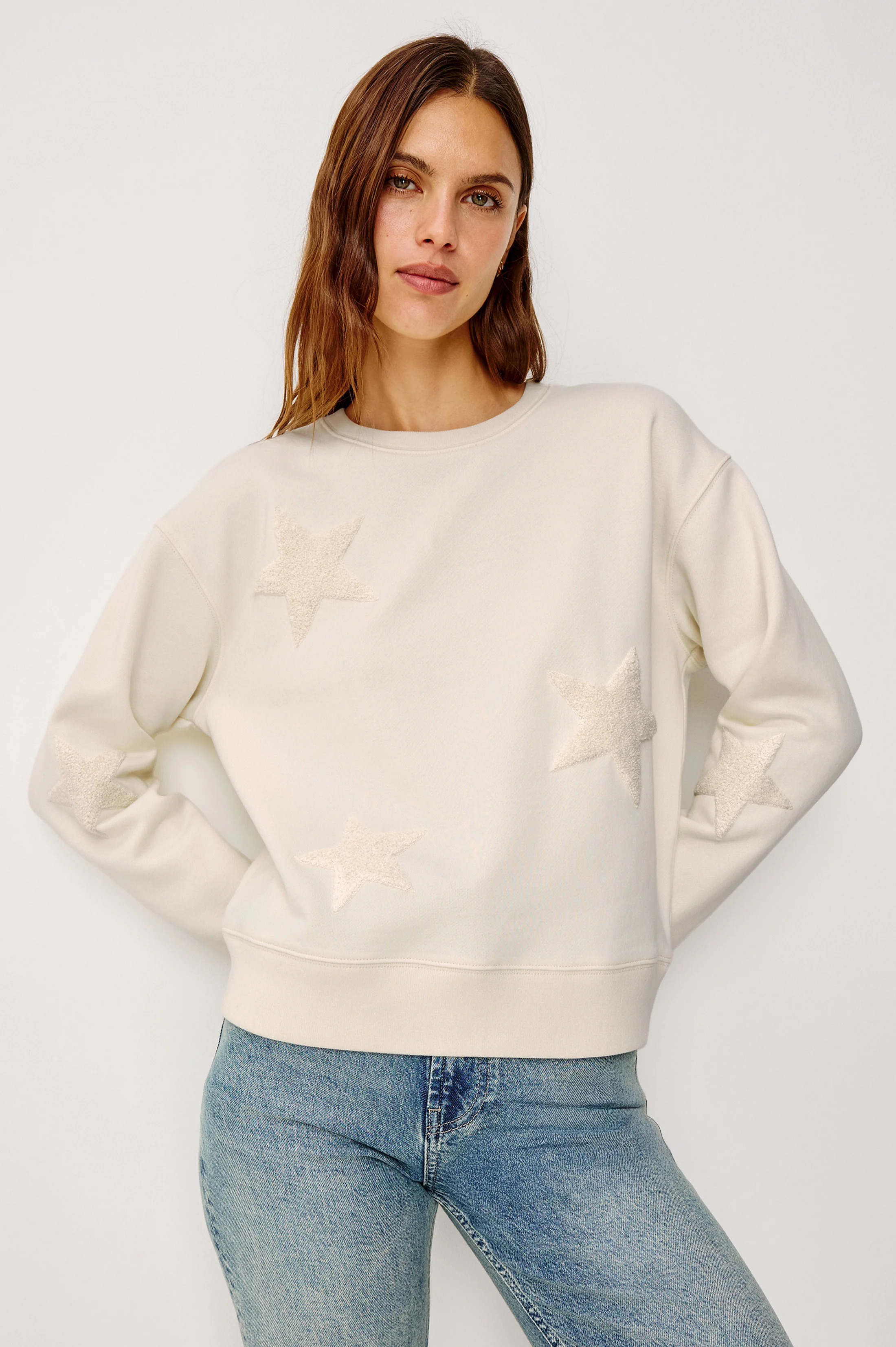 SONIA SWEATSHIRT - IVORY - Image 4
