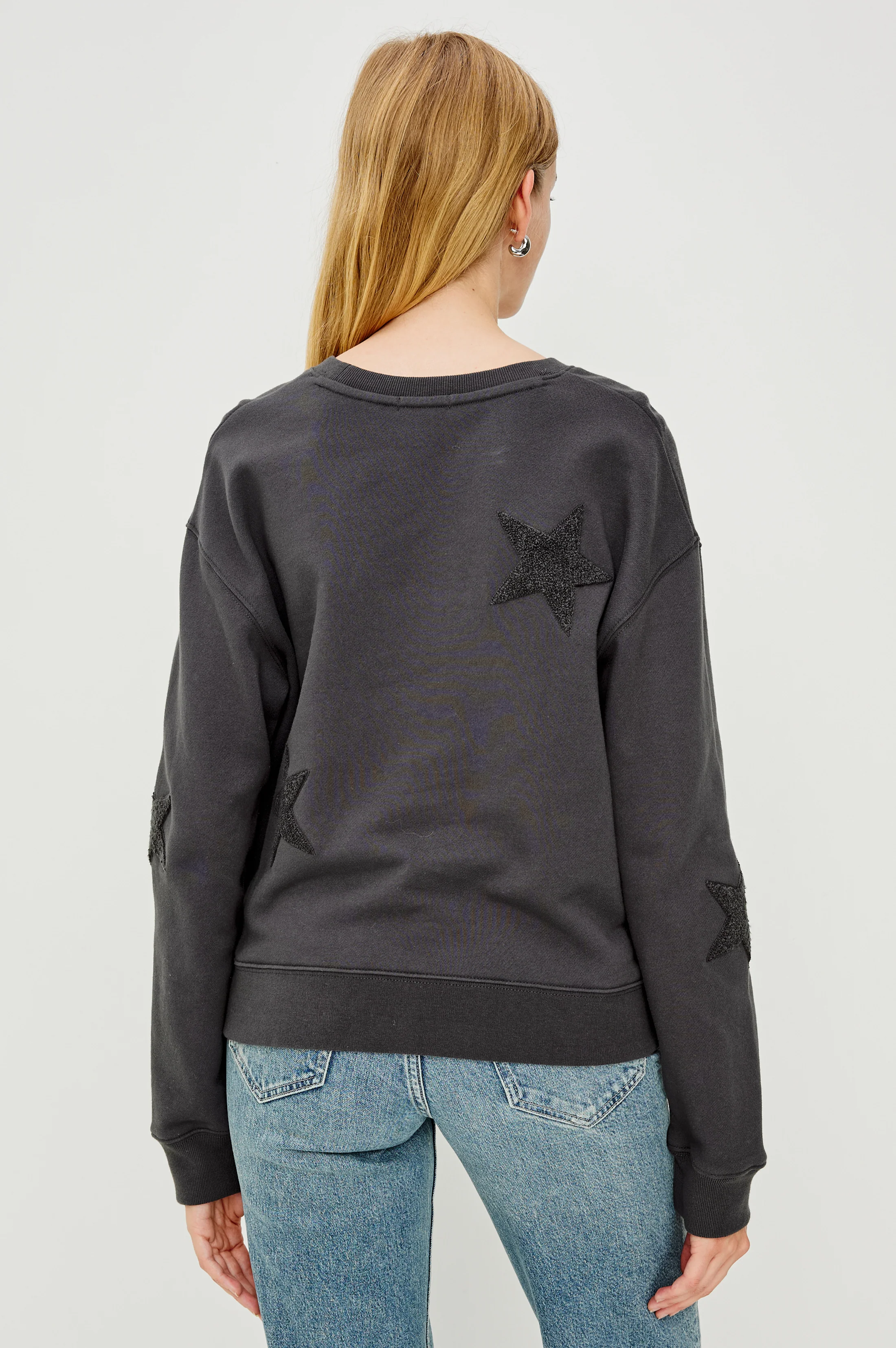 SONIA SWEATSHIRT - WASHED BLACK - Image 5