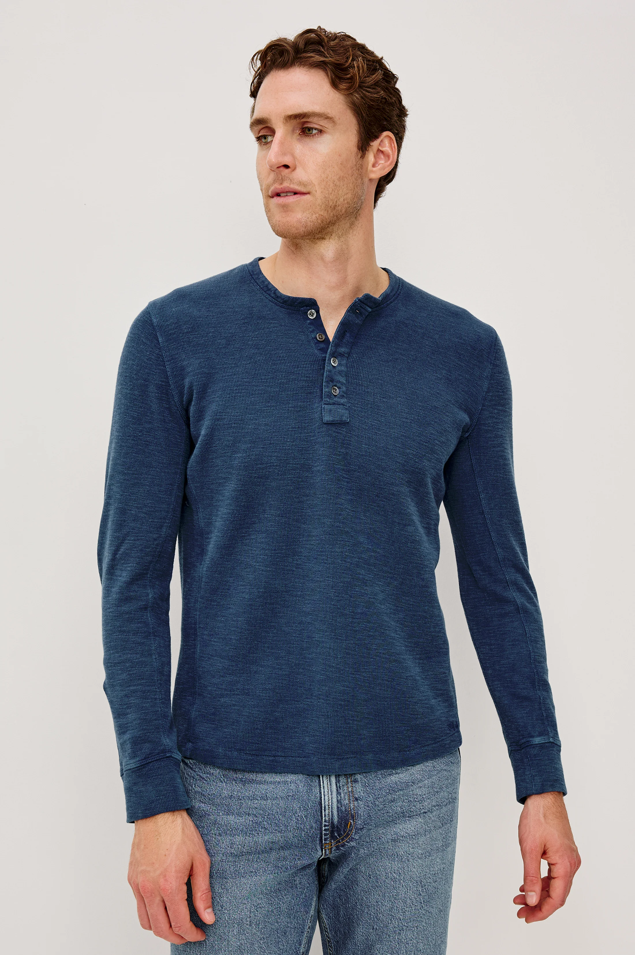 SOTO HENLEY - VINTAGE INDIGO - Image 4
