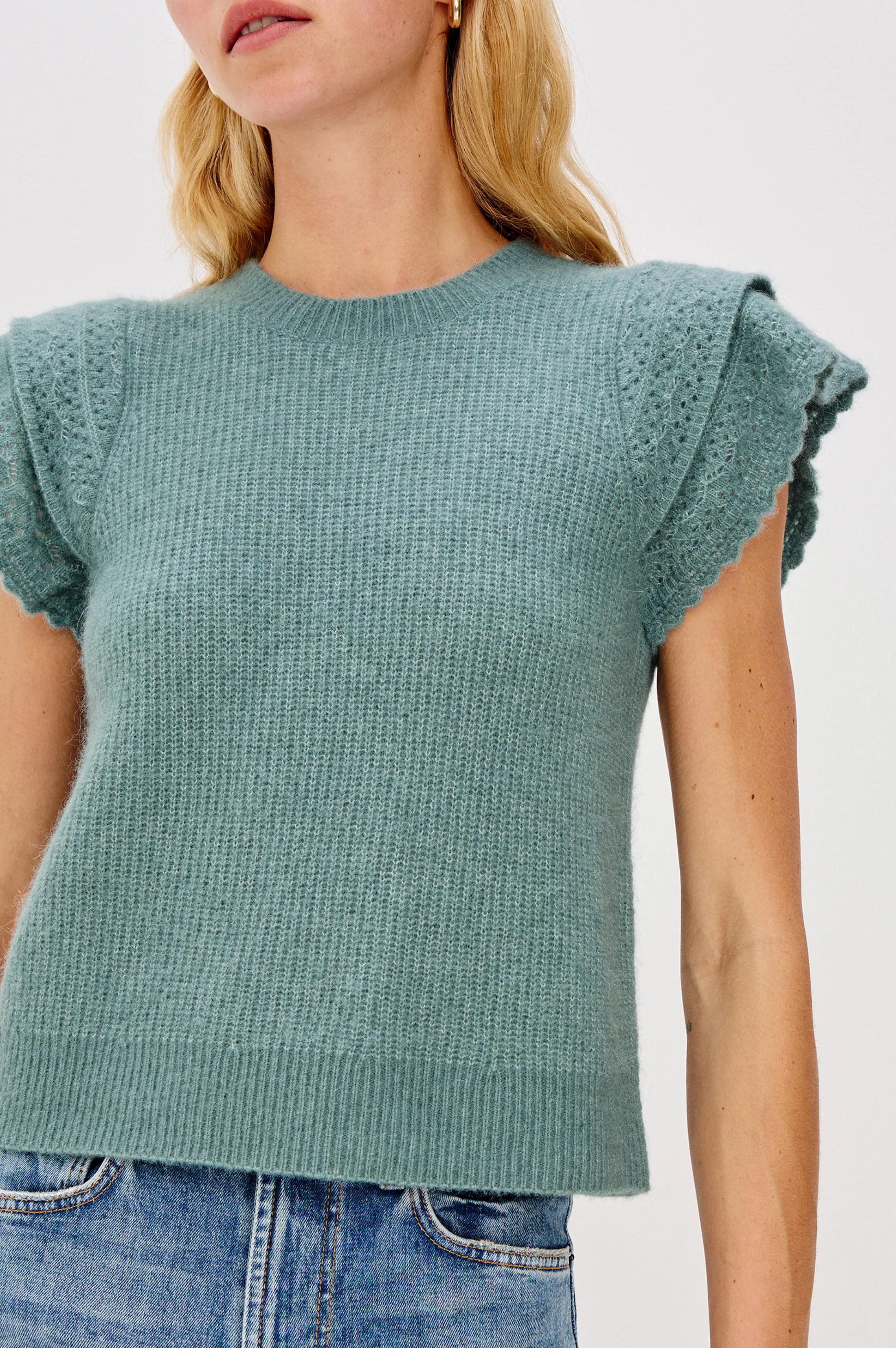 STASIA TOP - TEAL - Image 2