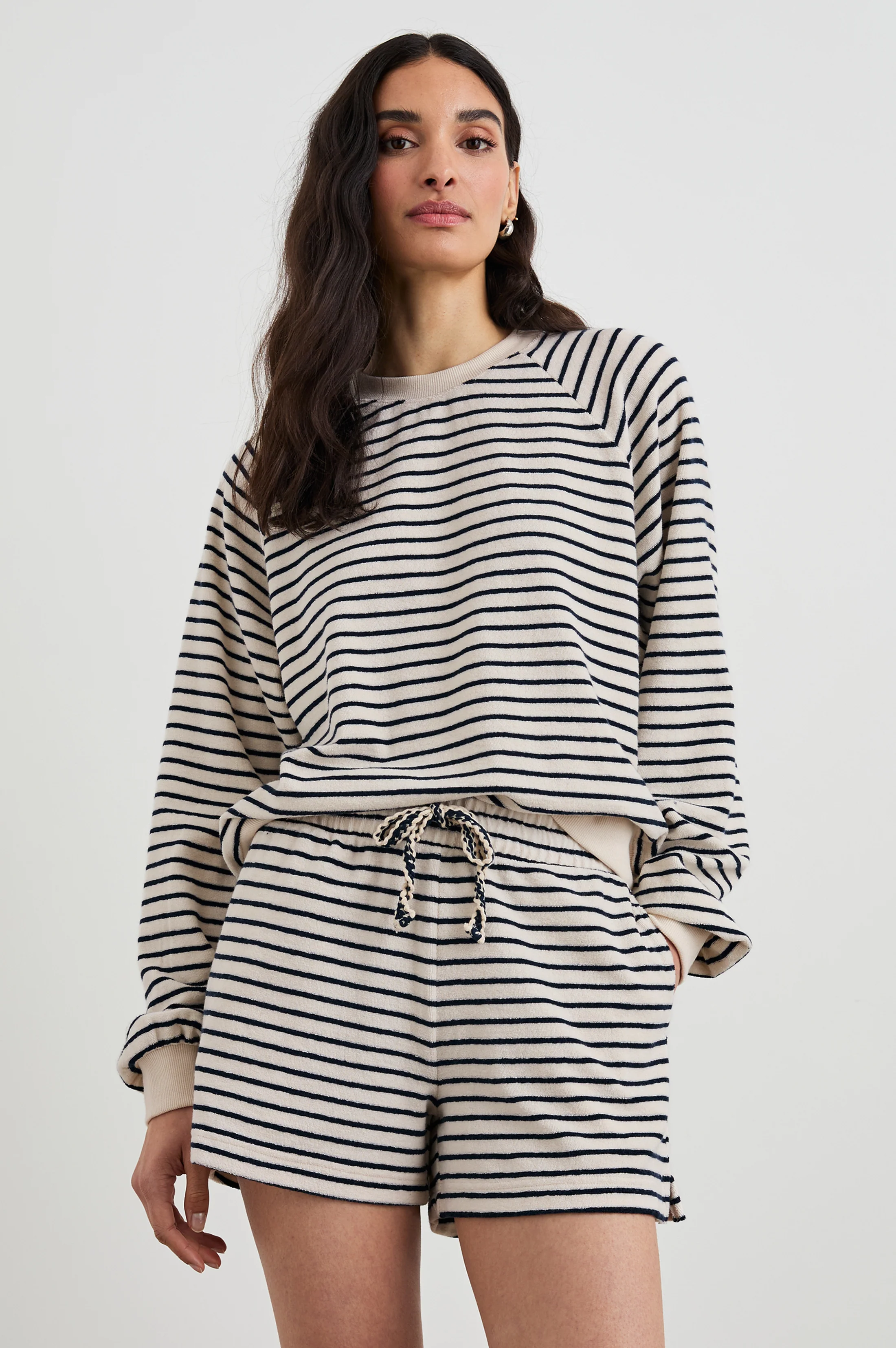 TEDDY SHORT - SAILOR STRIPE TERRY TOWEL - Image 4