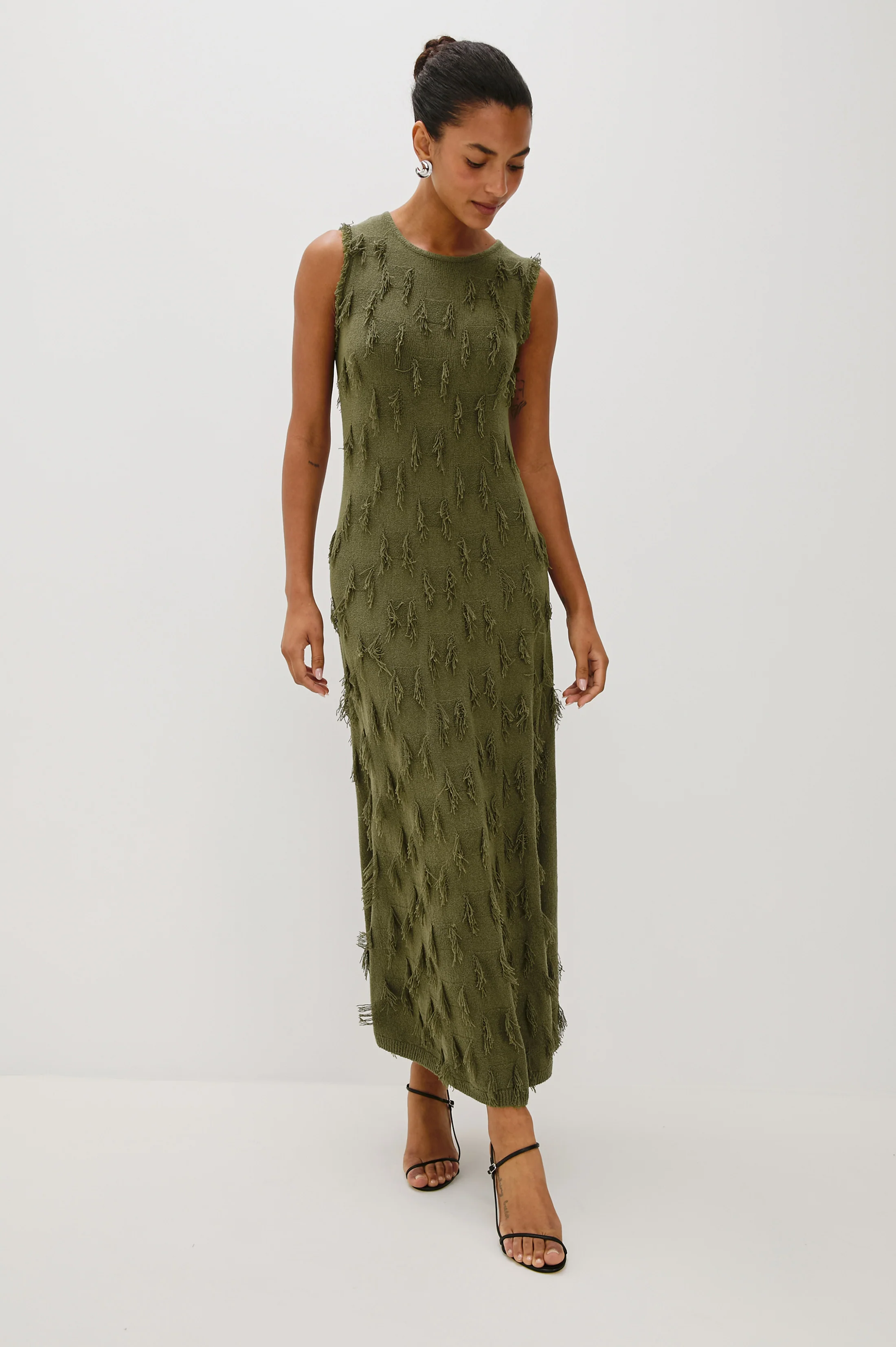 TRIVENTO DRESS - OLIVE - Image 3