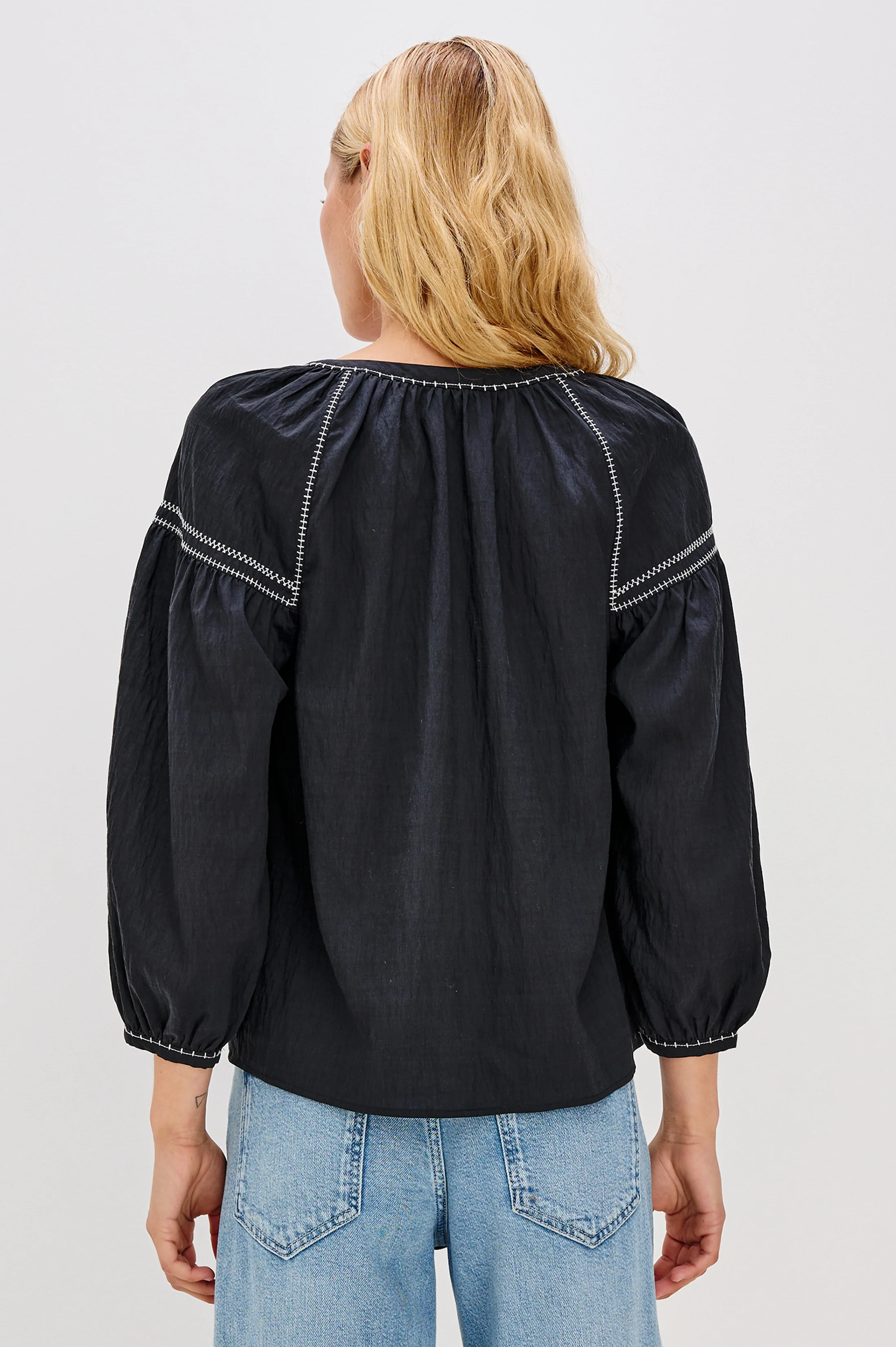 VASIA TOP - BLACK - Image 5