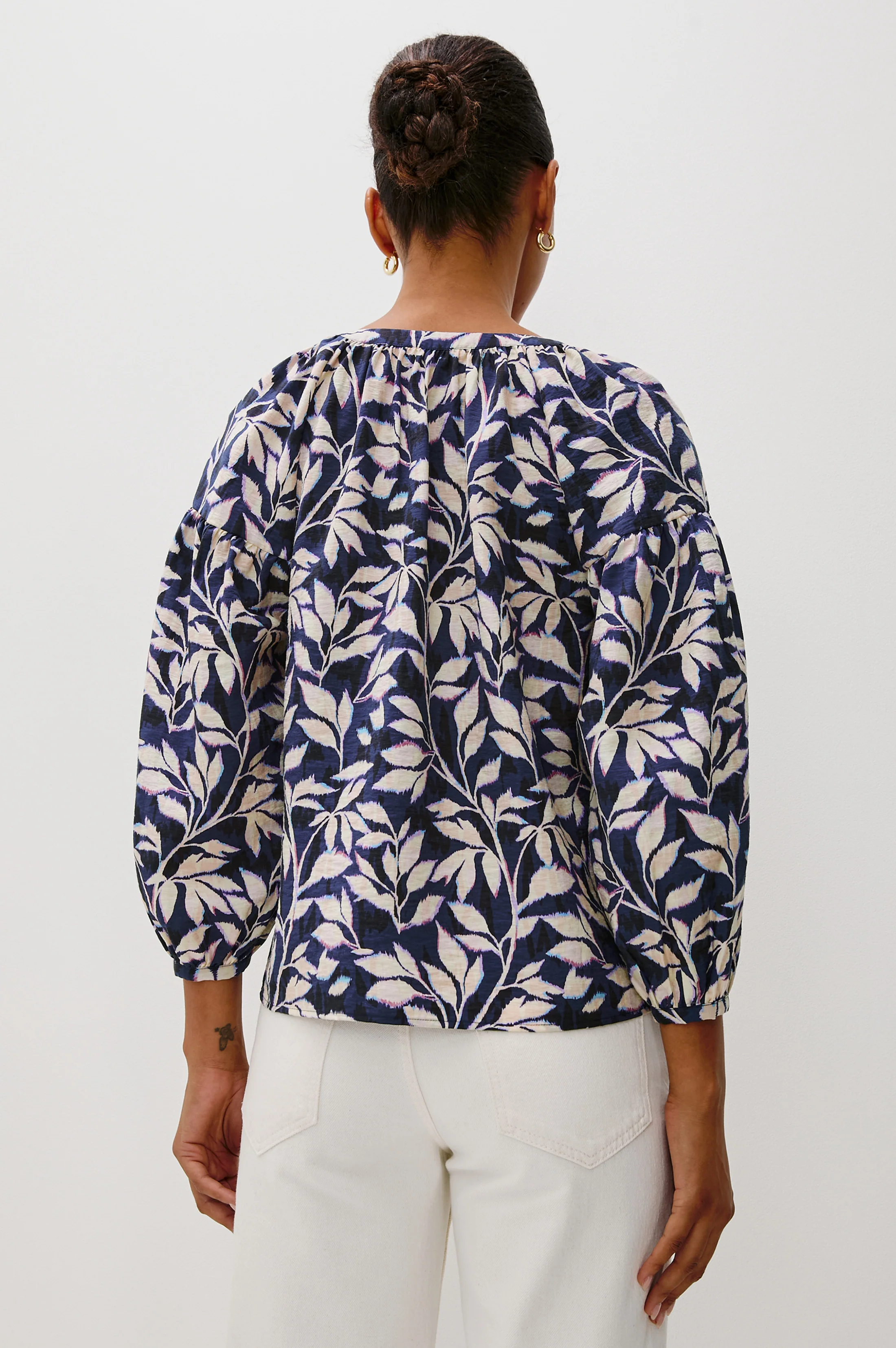 VASIA TOP - NAVY VINES - Image 5