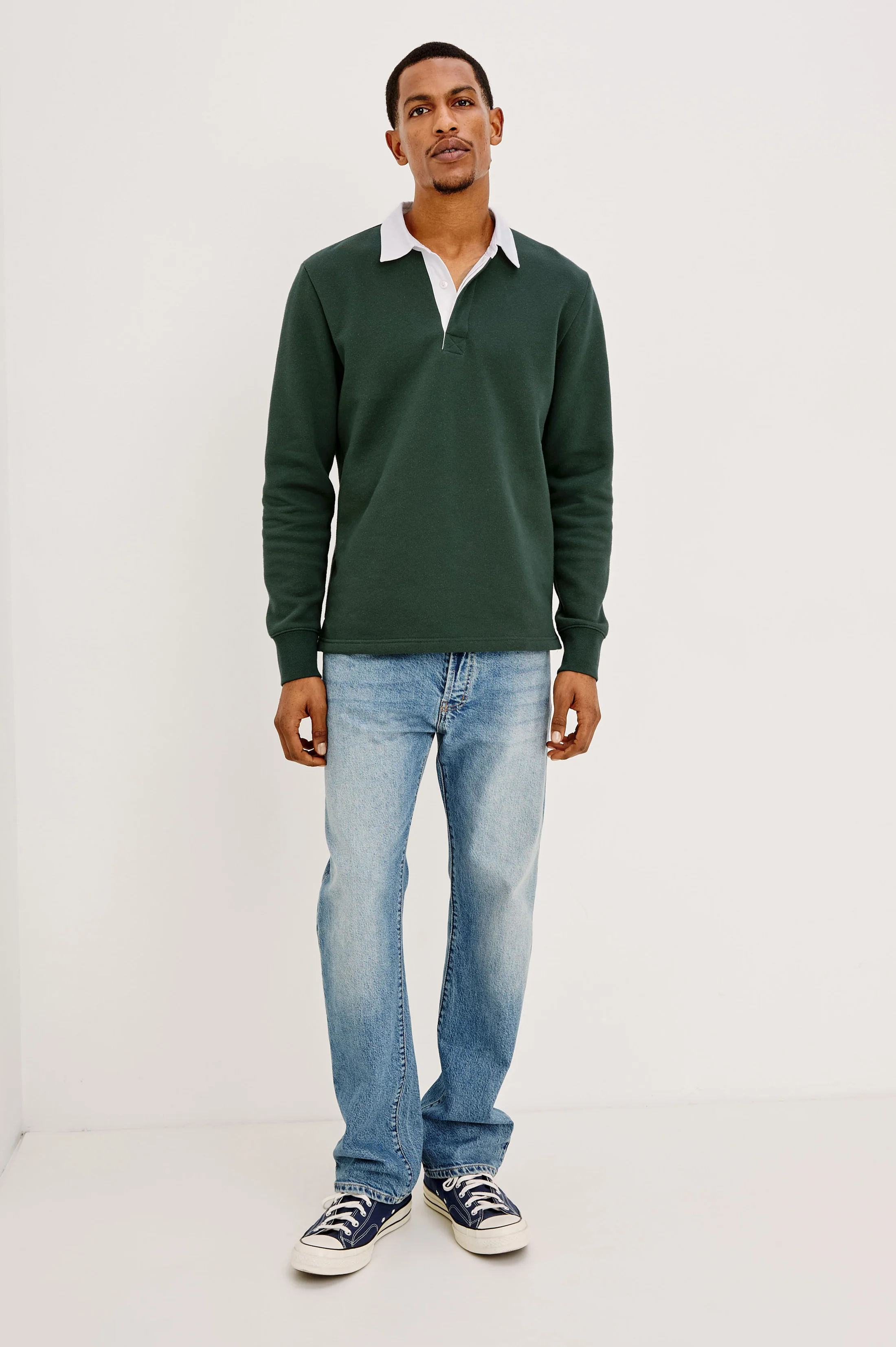 WRIGHT POLO SHIRT - DUCK GREEN - Image 3