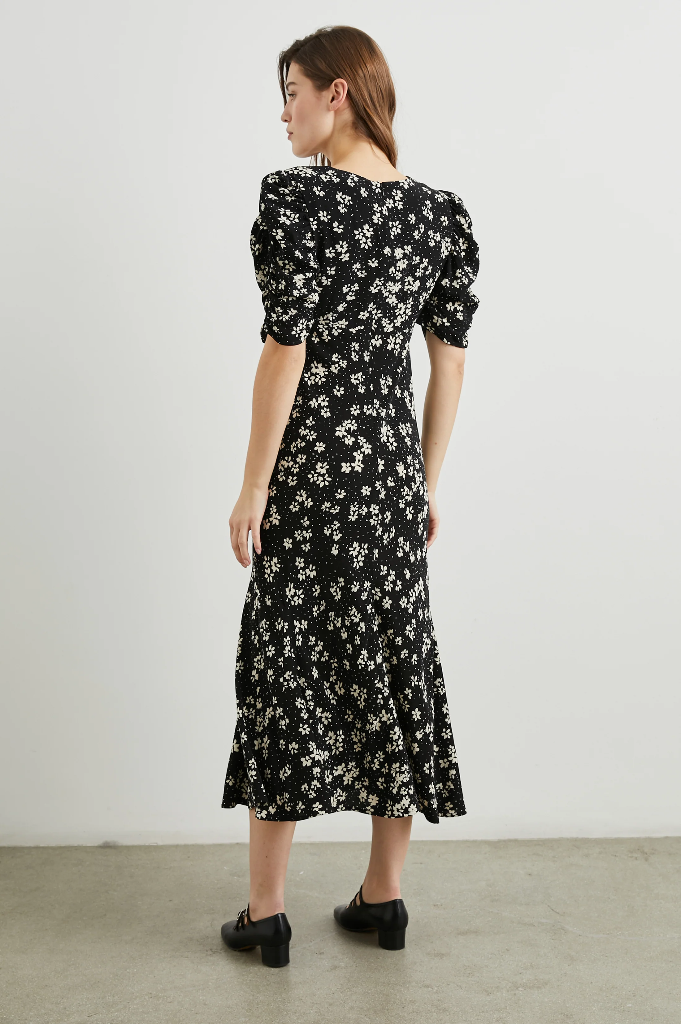 ZARIAH DRESS - NOIR FLORAL - Image 4