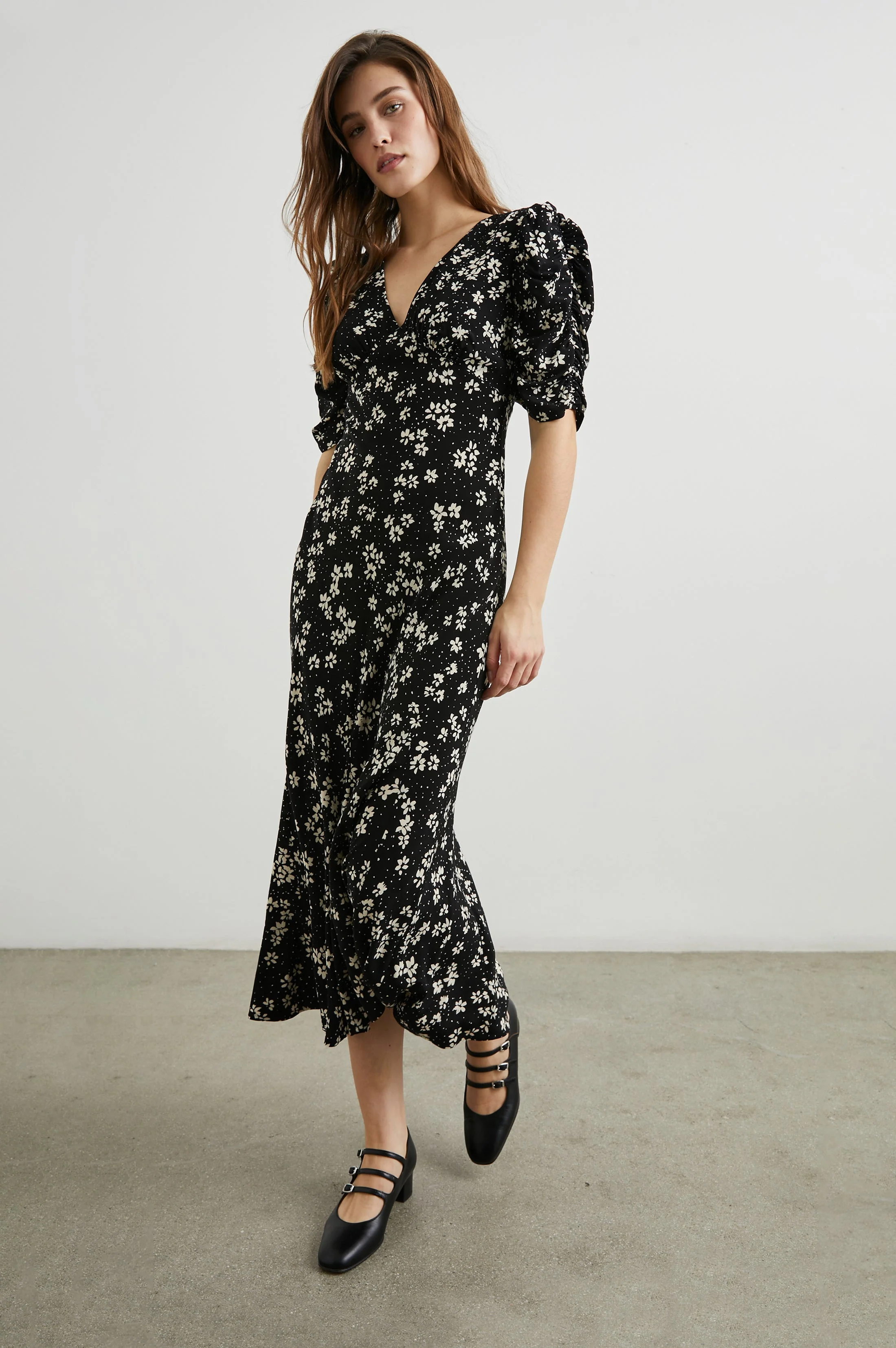 ZARIAH DRESS - NOIR FLORAL - Image 6